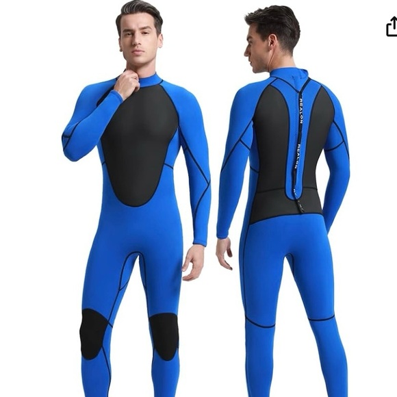REALON Mens and Womens MEDIUM Wetsuits 2mm, Adult Full Body Long Sleeves - Picture 1 of 6